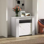Grande table console extensible multifonctionnelle de 118 po, table de salle à manger pour 5-8 personnes