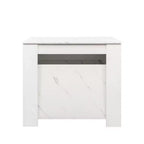 Grande table console extensible multifonctionnelle de 118 po, table de salle à manger pour 5-8 personnes