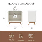 Meuble d'appoint de style scandinave, Buffet de rangement 2 portes avec étagères