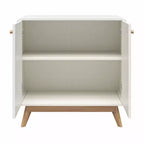 Meuble d'appoint de style scandinave, Buffet de rangement 2 portes avec étagères