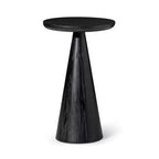 Maven Lane Owen Rustic Wooden Round Drink Table 12x20