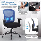 Chaise de bureau ergonomique grande taille 180 kg, chaise de bureau en maille pour personnes fortes