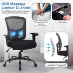 Chaise de bureau ergonomique grande taille 180 kg, chaise de bureau en maille pour personnes fortes