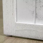 Séparateur de pièce pliable à 4 panneaux, écran d'intimité, design grain de bois blanc 63.25x67x0.75