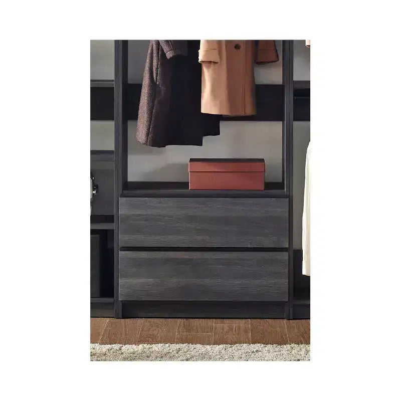 Système de rangement de dressing en bois autoportant