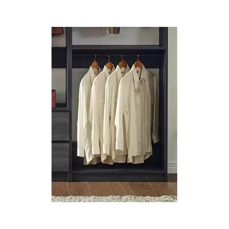 Système de rangement de dressing en bois autoportant