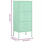 Armoire de rangement en acier bleu marine, moyenne, pieds réglables