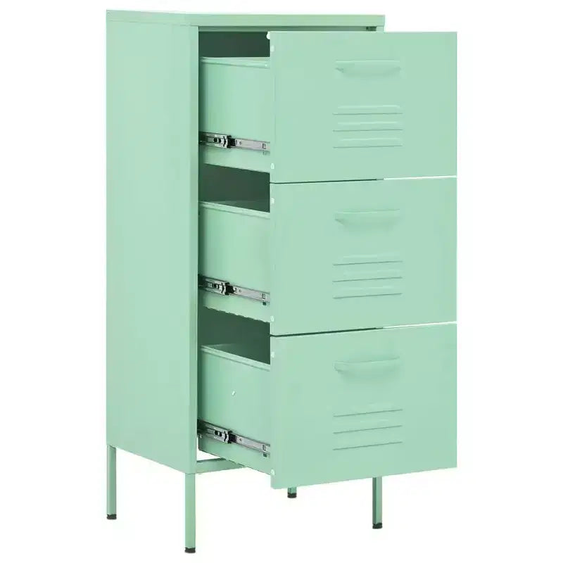 Armoire de rangement en acier bleu marine, moyenne, pieds réglables