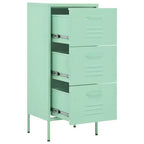 Armoire de rangement en acier bleu marine, moyenne, pieds réglables