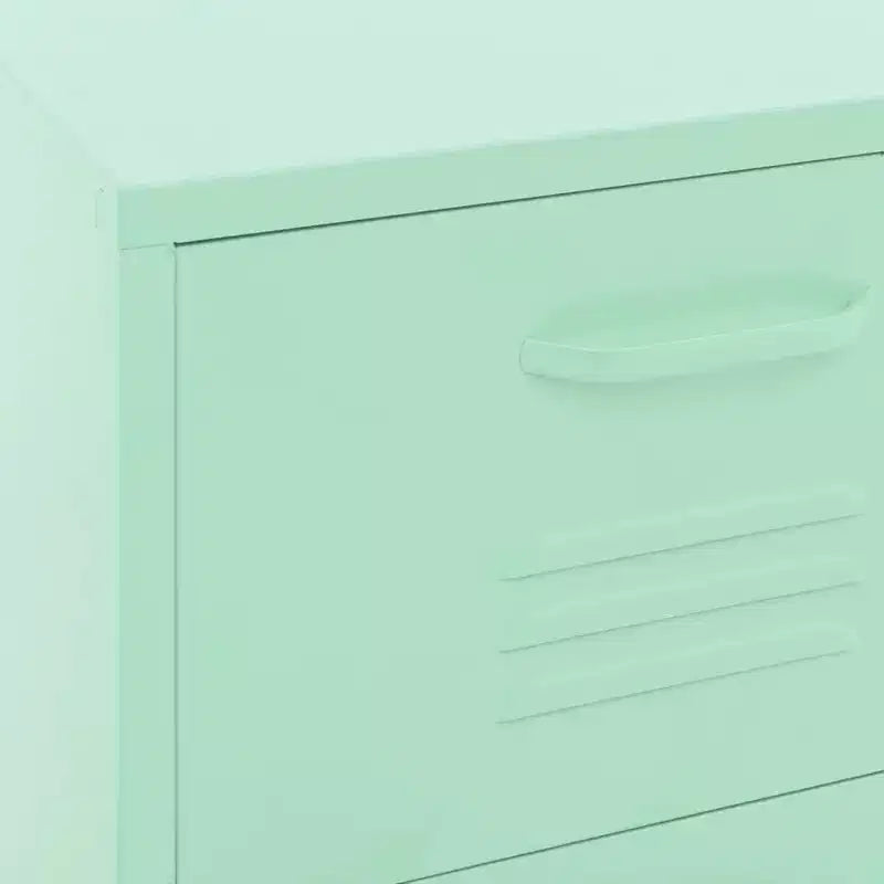 Armoire de rangement en acier bleu marine, moyenne, pieds réglables