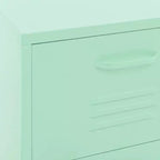 Armoire de rangement en acier bleu marine, moyenne, pieds réglables