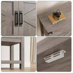Console d'entrée avec rangement, meuble bar à café en bois, buffet étroit, table de hall pour couloir d'entrée