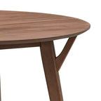 Table à manger ronde en bois de 42 po pour 4, table de cuisine pour salle à manger