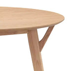 Table à manger ronde en bois de 42 po pour 4, table de cuisine pour salle à manger