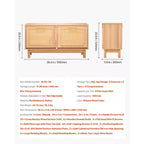 Banc à Chaussures d'Entrée, 39,4x11,8x20,9 Pouces Banc à Chaussures Effet Rotin avec 2 Tiroirs Basculants, Étagère à Chaussures 300 lbs avec 4 Compartiments, Marron