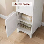 Armoire à 2 portes, armoire penderie de 72 po avec tringle de suspension, armoire étroite et haute avec 18 étagères réglables pour chambre à coucher