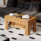 Table basse multifonctionnelle avec rangement intégré et fonctions tactiques - Bureau pour enfants - Petite table