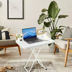 Petite Table de Camping Pliante Personnelle, Bureau Pliant Portable Léger, Table Utilitaire Robuste, Petite Table en Plastique à Hauteur Réglable pour le Camping