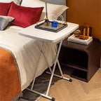 Petite Table de Camping Pliante Personnelle, Bureau Pliant Portable Léger, Table Utilitaire Robuste, Petite Table en Plastique à Hauteur Réglable pour le Camping