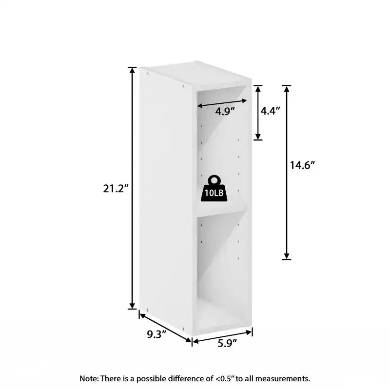 Étagère de rangement réglable à 2 niveaux, peu encombrante pour placard à linge et salle de bain