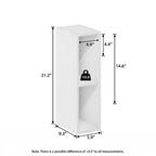 Étagère de rangement réglable à 2 niveaux, peu encombrante pour placard à linge et salle de bain