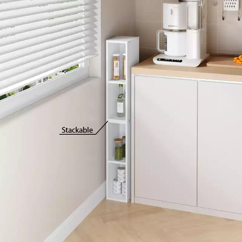 Étagère de rangement réglable à 2 niveaux, peu encombrante pour placard à linge et salle de bain
