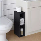 HOMLUX 2-Tier Adjustable Storage Bookcase Space Saving for Laundry Closet Bathroom